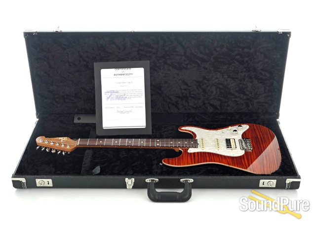 Tuttle Tuned Bent Top S HSS Bengal Electric Guitar #831 — image 6