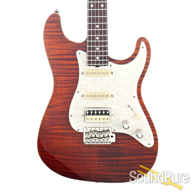 Tuttle Tuned Bent Top S HSS Bengal Electric Guitar #831 — image 1