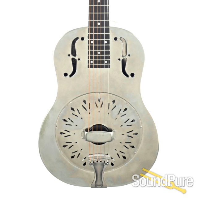 National Raw German Silver Resonator Guitar #24429 - Used — image 1