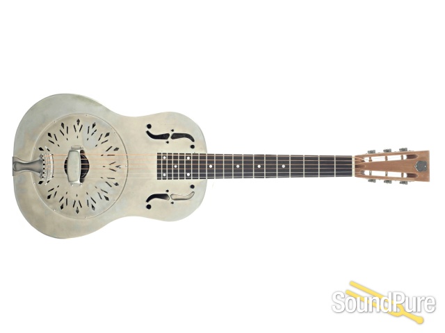 National Raw German Silver Resonator Guitar #24429 - Used — image 8