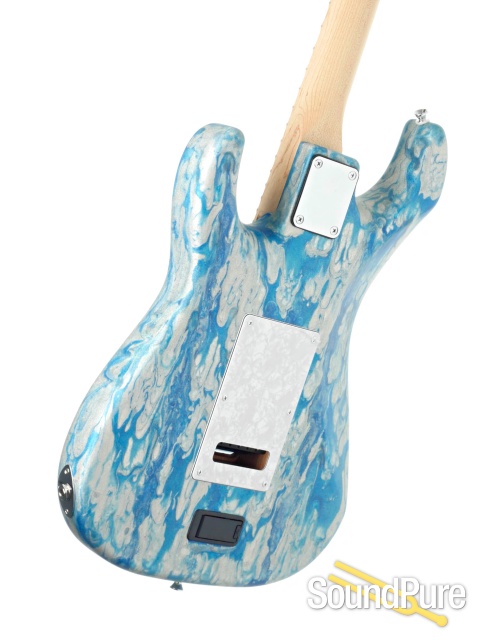 Tyler Studio Elite HD Blue Shmear Guitar #23007 - Used — image 3