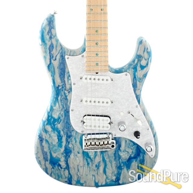 Tyler Studio Elite HD Blue Shmear Guitar #23007 - Used — image 1