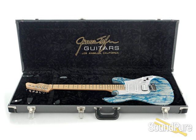 Tyler Studio Elite HD Blue Shmear Guitar #23007 - Used — image 4