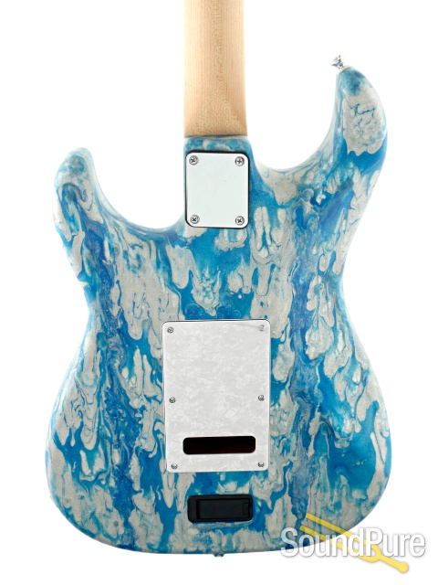 Tyler Studio Elite HD Blue Shmear Guitar #23007 - Used — image 5
