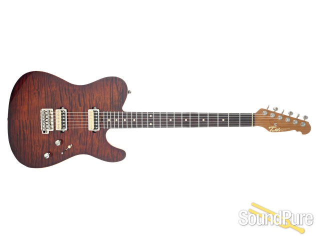 Tuttle Tuned Bent Top T Brown Burst Guitar #712 - Used — image 5