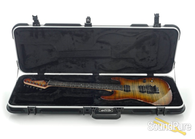 Luxxtone El Machete Geode Iced Amberburst Guitar #743 — image 4