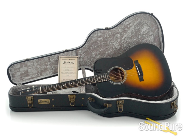 Eastman E10D-SB Addy/Mahogany Acoustic Guitar #M2301252 — image 6