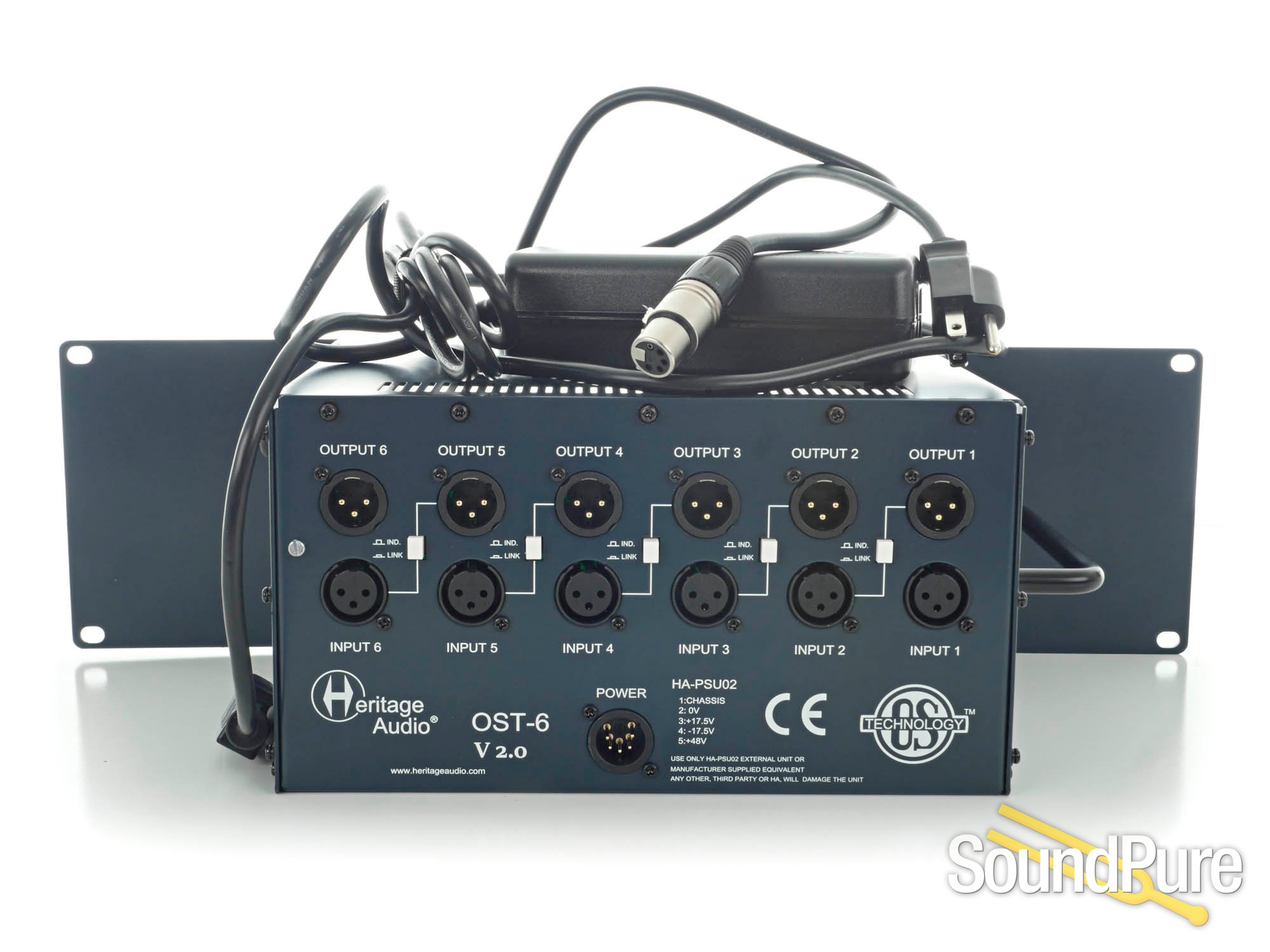 Heritage Audio OST-6 V2.0 Six-Slot 500-Series Rack - Used