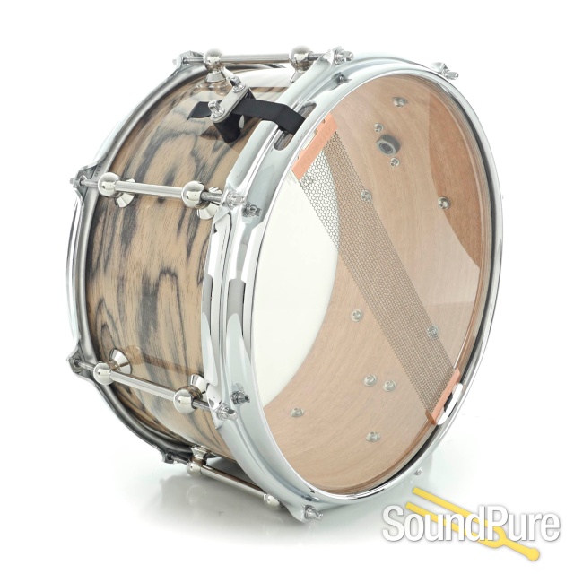 Metro 6.75x13 Tasmanian Blackbutt Ply Snare Snow Leopard — image 4