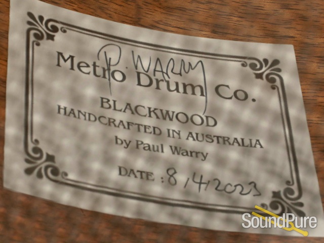 Metro 6x14 Tasmanian Blackwood Ply Snare Drum Mountain Ash — image 3