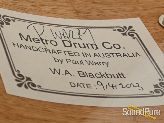 Metro 6.75x14 Blackbutt Ply Snare Drum Daintree Gloss — image 3