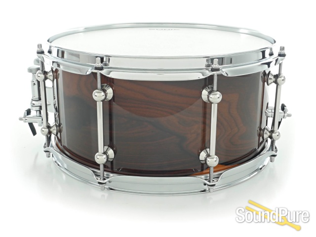 Metro 6.75x14 Blackbutt Ply Snare Drum Ziricote Gloss — image 6