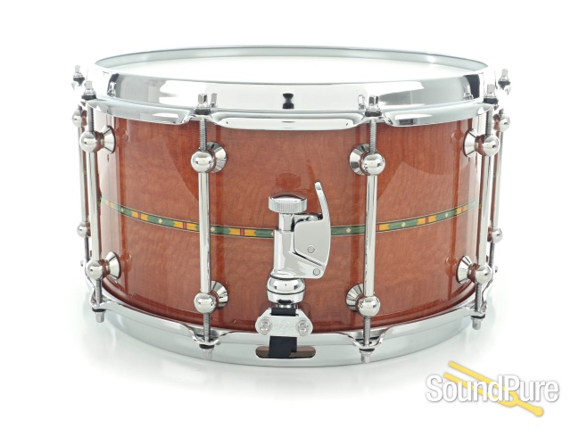 Metro 7.7x14 Queensland Walnut Ply Snare Drum Lacewood — image 2