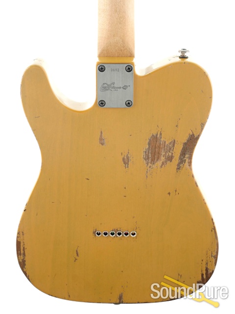 Luxxtone Choppa T HH Butterscotch Electric Guitar #0692 — image 5
