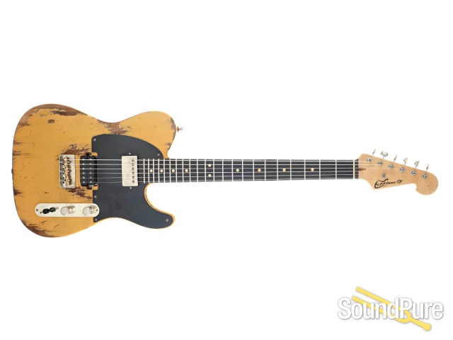 Luxxtone Choppa T HH Butterscotch Electric Guitar #0692 — image 8