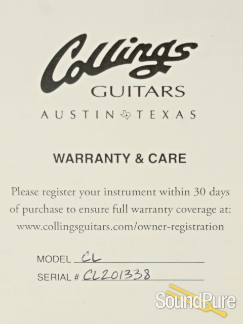 Collings CL Deluxe Aged Oxblood Guitar #CL201338 - Used — image 6
