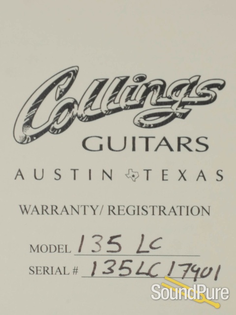 Collings I-35 LC Aged Tobacco Sunburst #17901 - Used — image 5