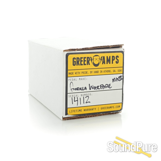 Greer Amps Gorilla Warfare MKII Overdrive Pedal - Used — image 2