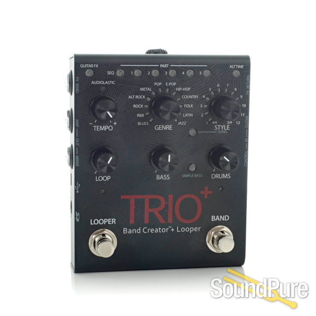 Digitech Trio + Band Creator with FS3X Footswitch - Used — image 1