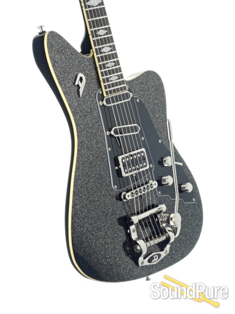 Duesenberg Paloma Black Sparkle Electric Guitar #233693 — image 2