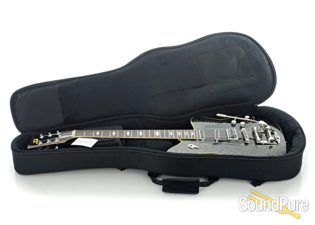 Duesenberg Paloma Black Sparkle Electric Guitar #233693 — image 5