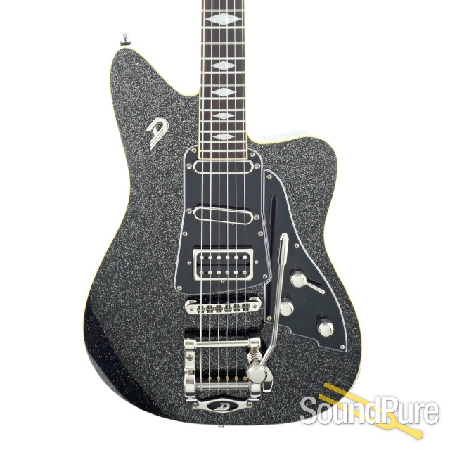 Duesenberg Paloma Black Sparkle Electric Guitar #233693 — image 1