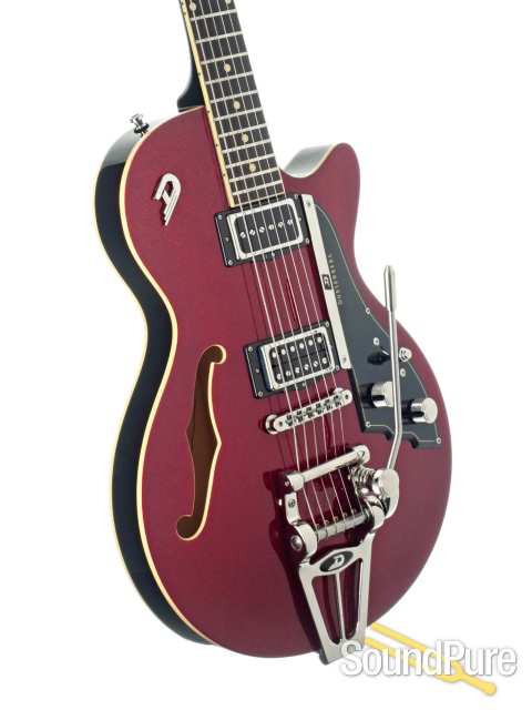 Duesenberg Starplayer TV Red Sparkle Semi-Hollow #231167 — image 2