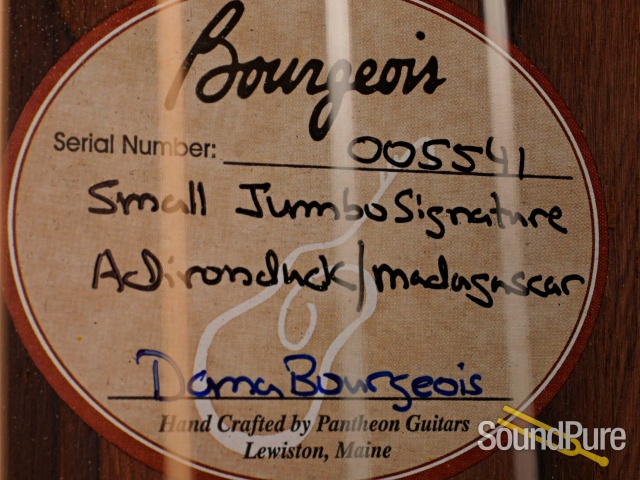 Bourgeois DB Signature SJ Acoustic Guitar #5541 - Used — image 7