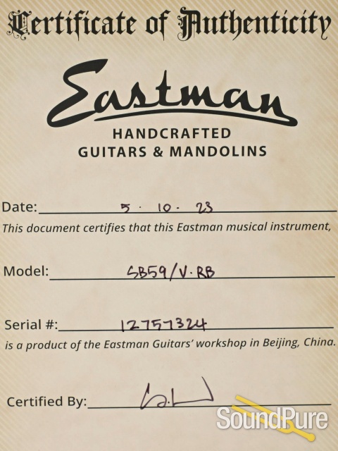 Eastman SB59/V-RB Electric Guitar #12757324 — image 5