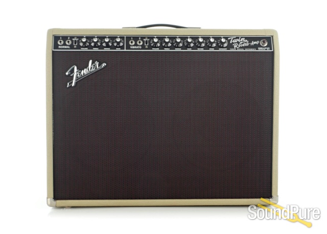 Fender '65 Twin Reverb Reissue Blonde/Oxblood Amp - Used — image 1