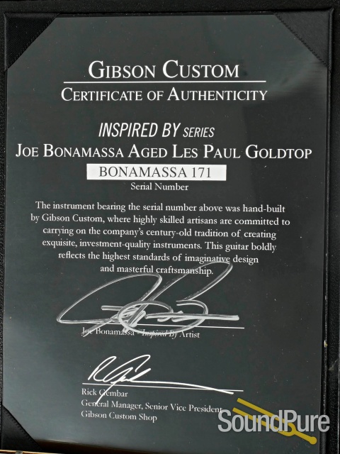 Gibson CS Joe Bonamassa Les Paul Std Guitar #171 - Used — image 5