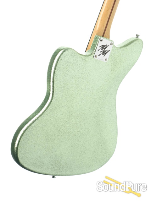 Mario Guitars Jazz Coke Bottle Green Electric Guitar #523825 — image 3