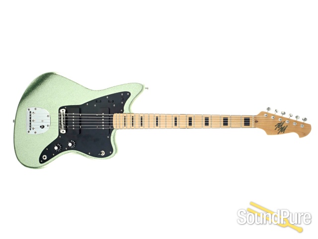 Mario Guitars Jazz Coke Bottle Green Electric Guitar #523825 — image 8
