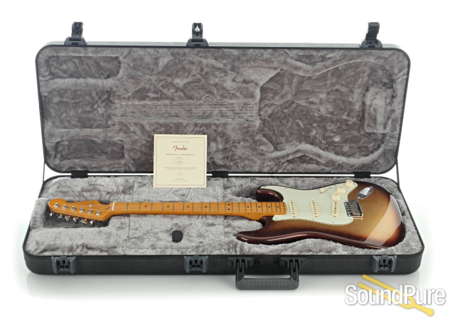 Fender AM Ultra Stratocaster Mocha Burst #US210095299 - Used — image 6