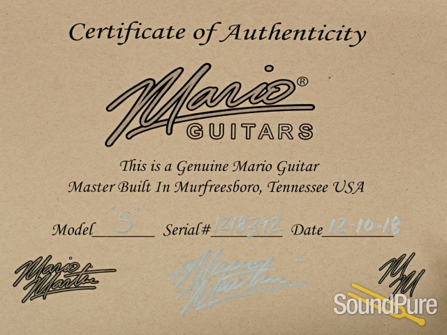 Mario Guitars S-Style Trans Natural Guitar #1218392 - Used — image 5