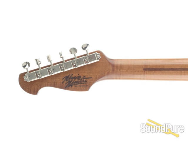 Mario Guitars S-Style Trans Natural Guitar #1218392 - Used — image 7