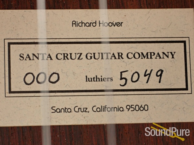 Santa Cruz 000 Addy/Cocobolo Acoustic Guitar #5049 - Used — image 7