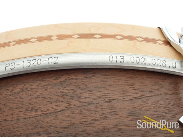 Craviotto 3pc Walnut Custom Shop Drum Set Cherry Inlay — image 4