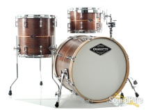 Craviotto 3pc Walnut Custom Shop Drum Set Cherry Inlay