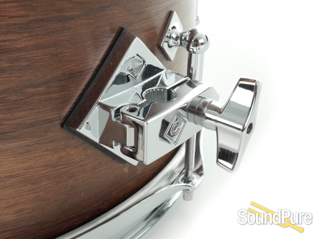 Craviotto 3pc Walnut Custom Shop Drum Set Cherry Inlay — image 9