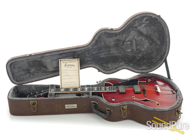Eastman T49D/V Antique Amber Archtop #P2300480 — image 6