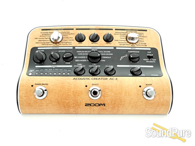 Zoom AC-3 Acoustic Guitar Multi-Effects Unit - Used — image 1
