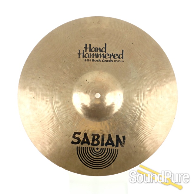 Sabian 18" HH Series Rock Crash Cymbal Brilliant- Used — image 1