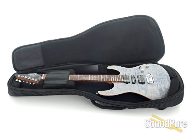 Suhr Modern Plus Trans Blue Denim Electric Guitar #71462 — image 4