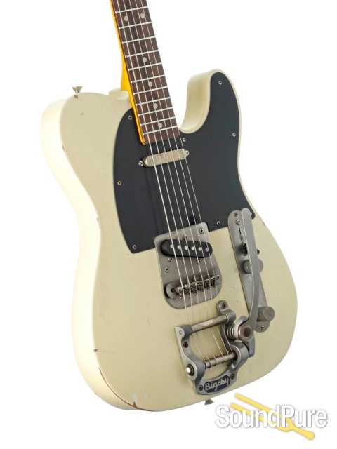 Nash T-63 Bigsby Olympic White Electric Guitar #SSG-1 - Used — image 2
