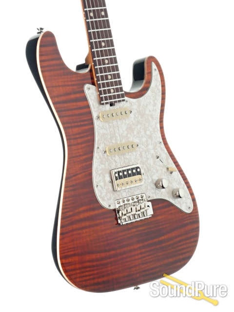Tuttle Tuned Bent Top S HSS Bengal Guitar #831 - Used — image 2