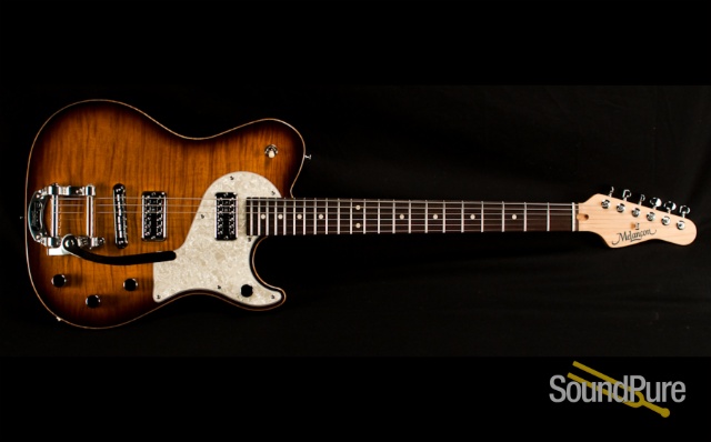Melancon Cajun Gentleman 1586 Honeyburst Electric Guitar — image 2