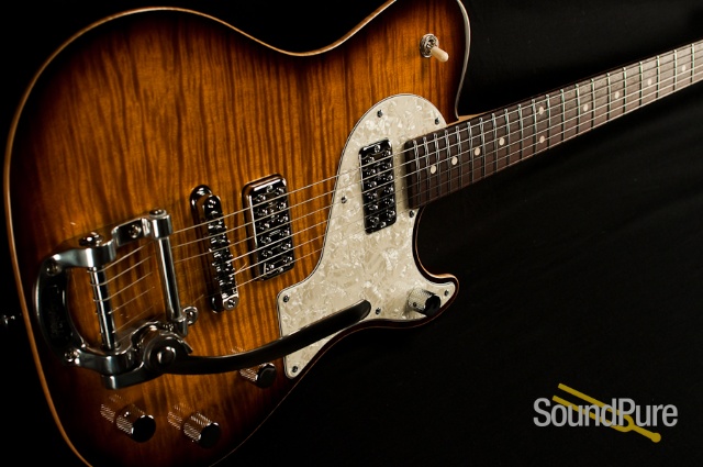 Melancon Cajun Gentleman 1586 Honeyburst Electric Guitar — image 9