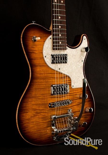 Melancon Cajun Gentleman 1586 Honeyburst Electric Guitar — image 1