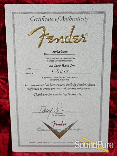 Fender CS '66 Journeyman Jazz Bass #CZ549477 - Used — image 5